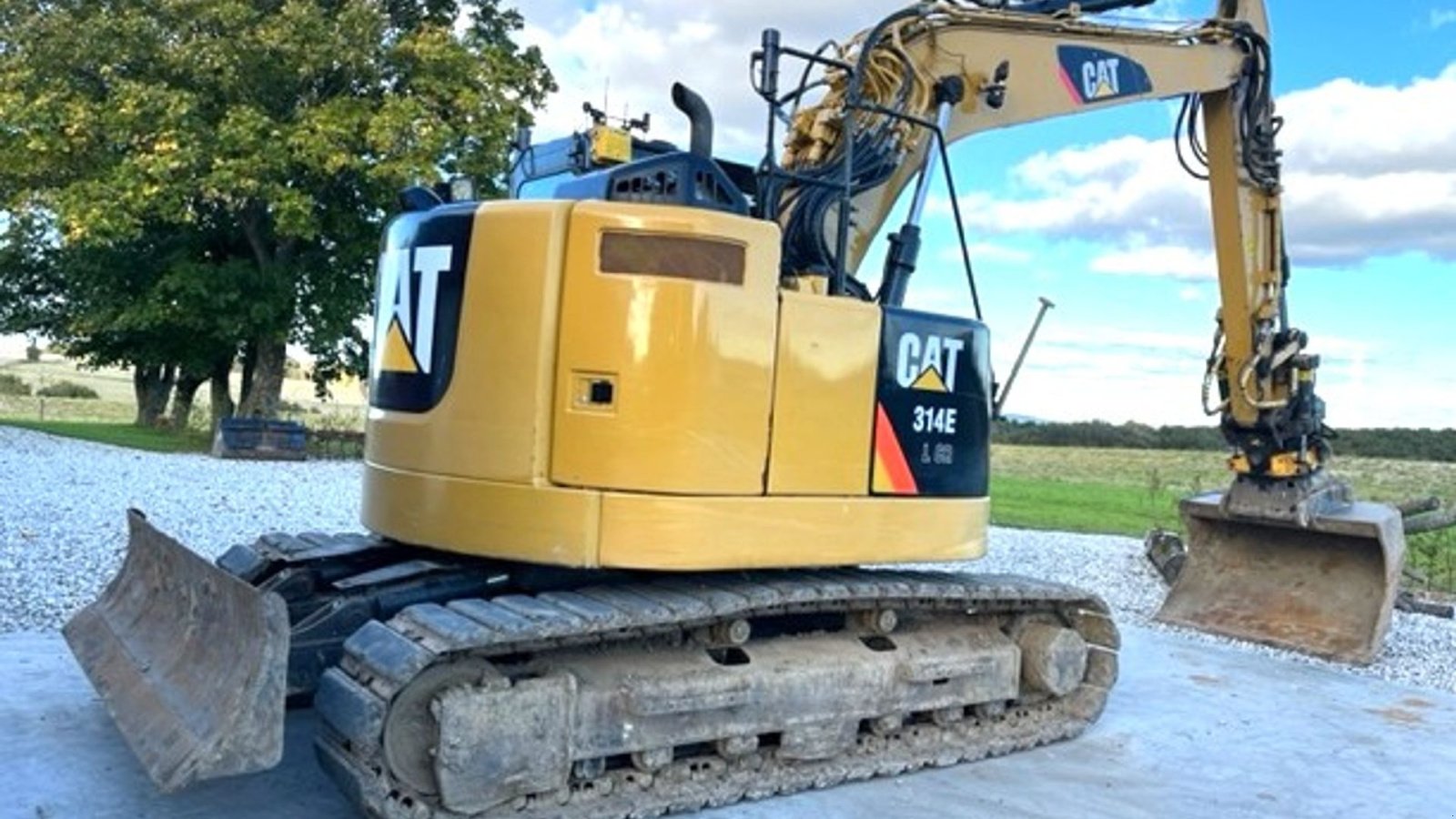 Bagger типа Caterpillar 314 ELCR / rotortilt og trimble / 6700 timer, Gebrauchtmaschine в Arden (Фотография 8)