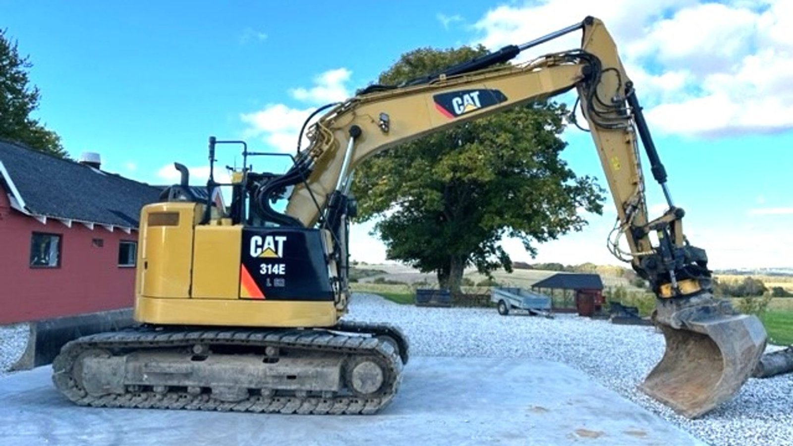 Bagger типа Caterpillar 314 ELCR / rotortilt og trimble / 6700 timer, Gebrauchtmaschine в Arden (Фотография 1)