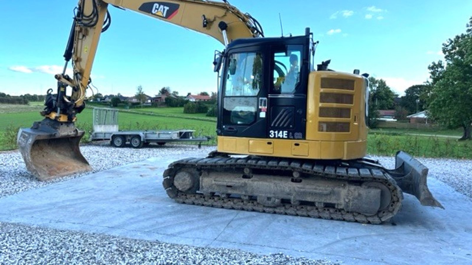Bagger типа Caterpillar 314 ELCR / rotortilt og trimble / 6700 timer, Gebrauchtmaschine в Arden (Фотография 4)