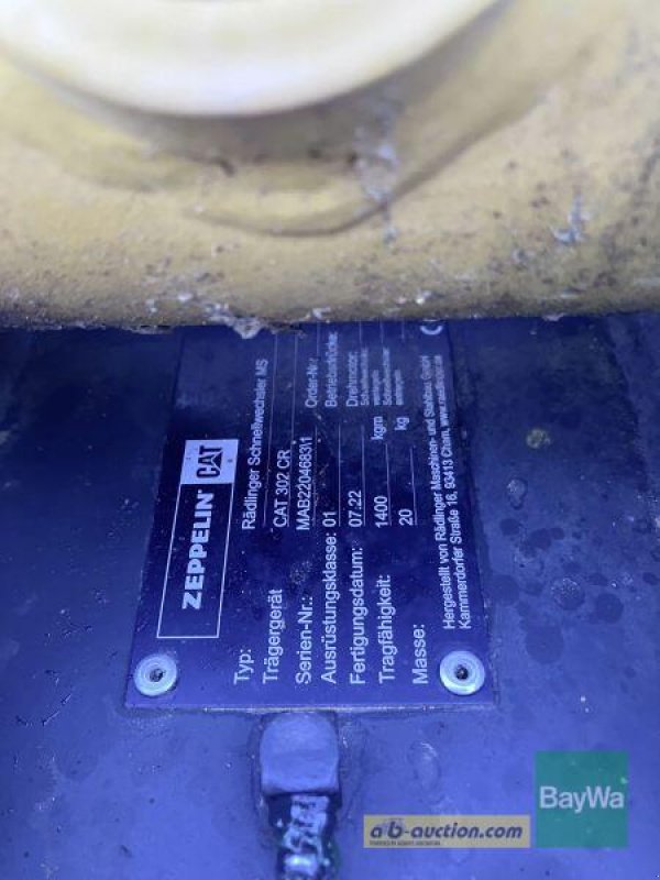 Bagger des Typs Caterpillar CAT 302CR-05A, Gebrauchtmaschine in Großweitzschen (Bild 12)