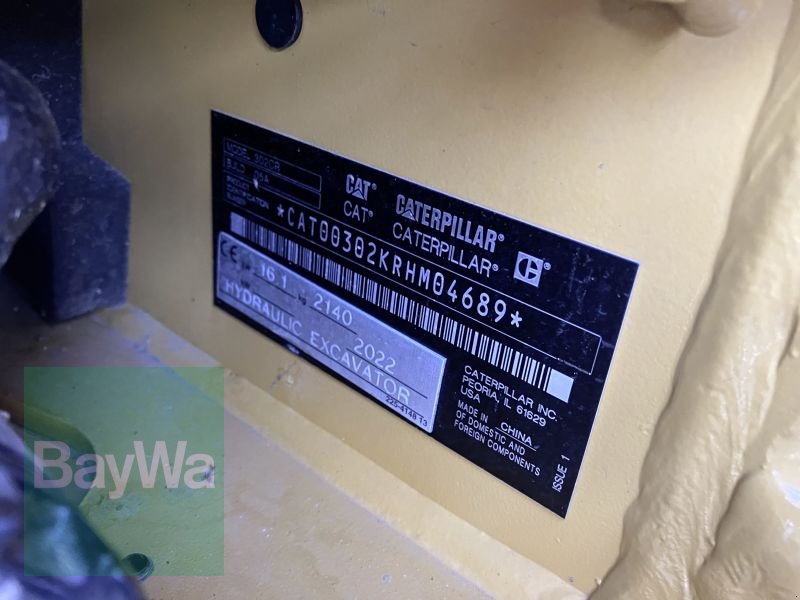 Bagger des Typs Caterpillar CAT 302CR-05A, Gebrauchtmaschine in Großweitzschen  (Bild 13)