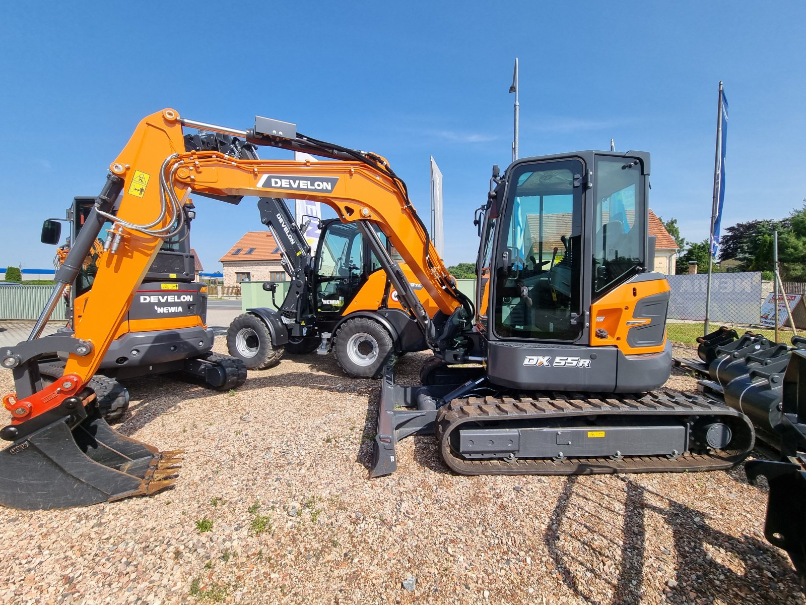 Bagger типа Develon DX55R-7, Gebrauchtmaschine в Stankov (Фотография 5)