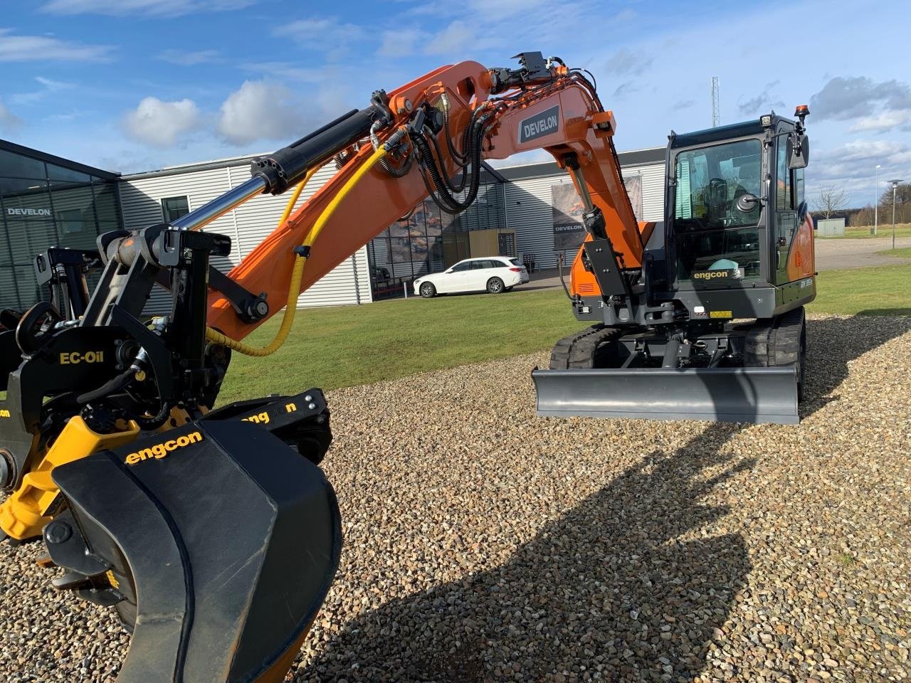 Bagger typu Develon DX85R-7, Gebrauchtmaschine w Jelling (Zdjęcie 1)