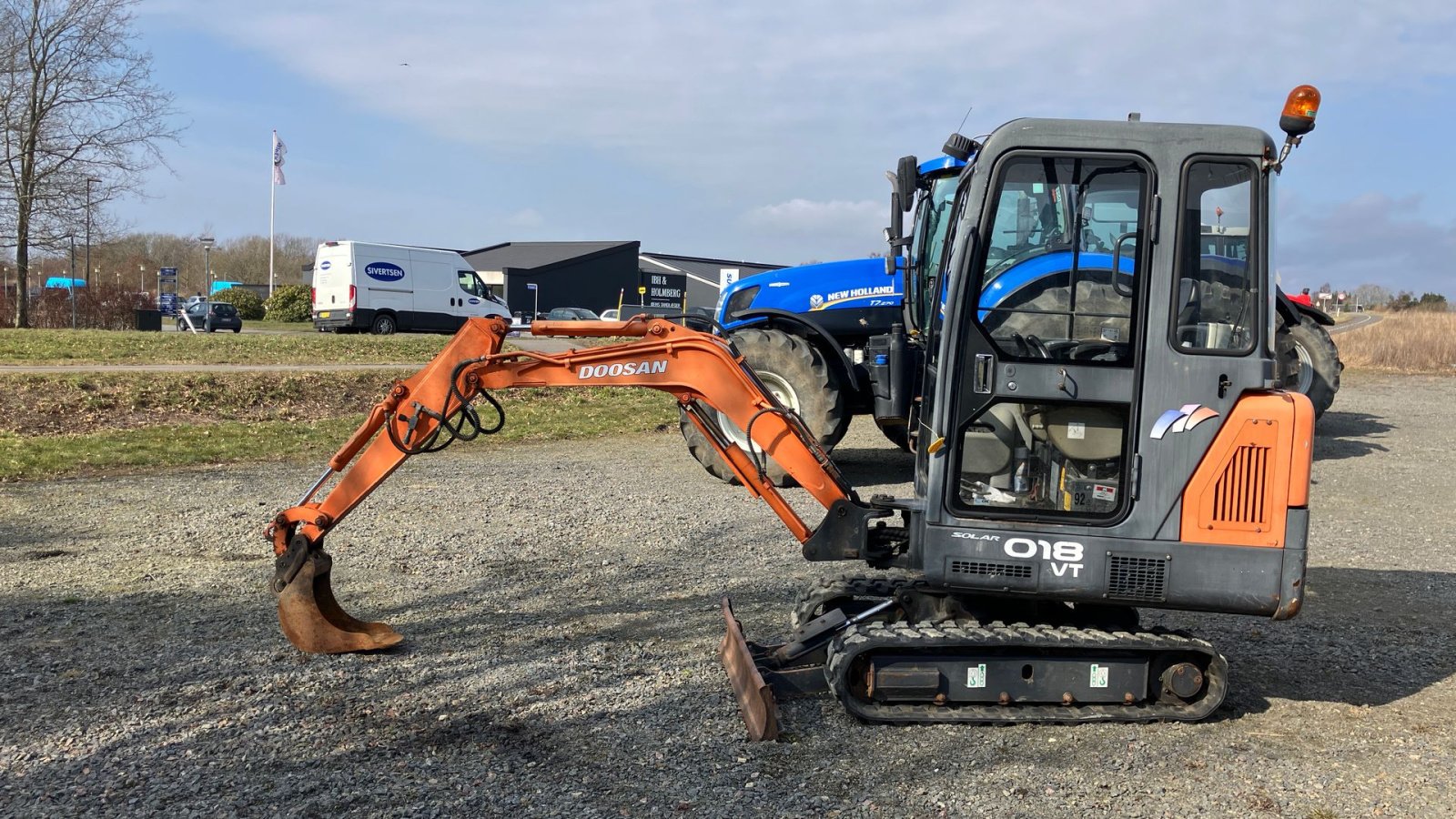 Bagger Türe ait Doosan 018VT, Gebrauchtmaschine içinde Roskilde (resim 1)