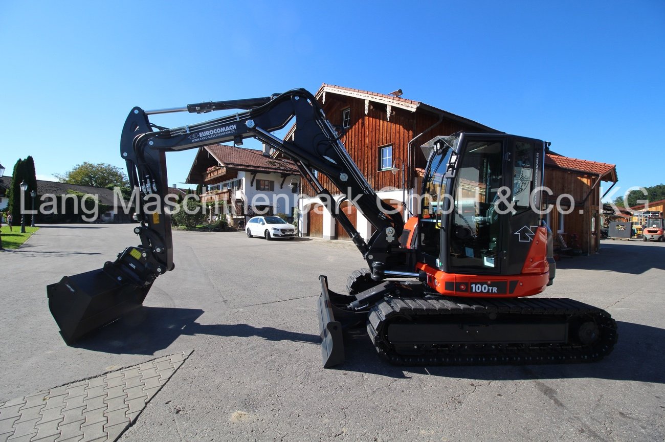 Bagger des Typs Eurocomach 100 TR, Neumaschine in Petting (Bild 2)
