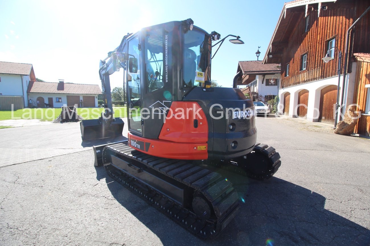 Bagger des Typs Eurocomach 100 TR, Neumaschine in Petting (Bild 3)