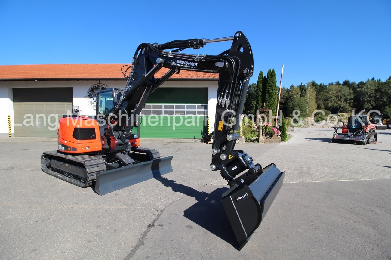 Bagger des Typs Eurocomach 100 TR, Neumaschine in Petting (Bild 8)