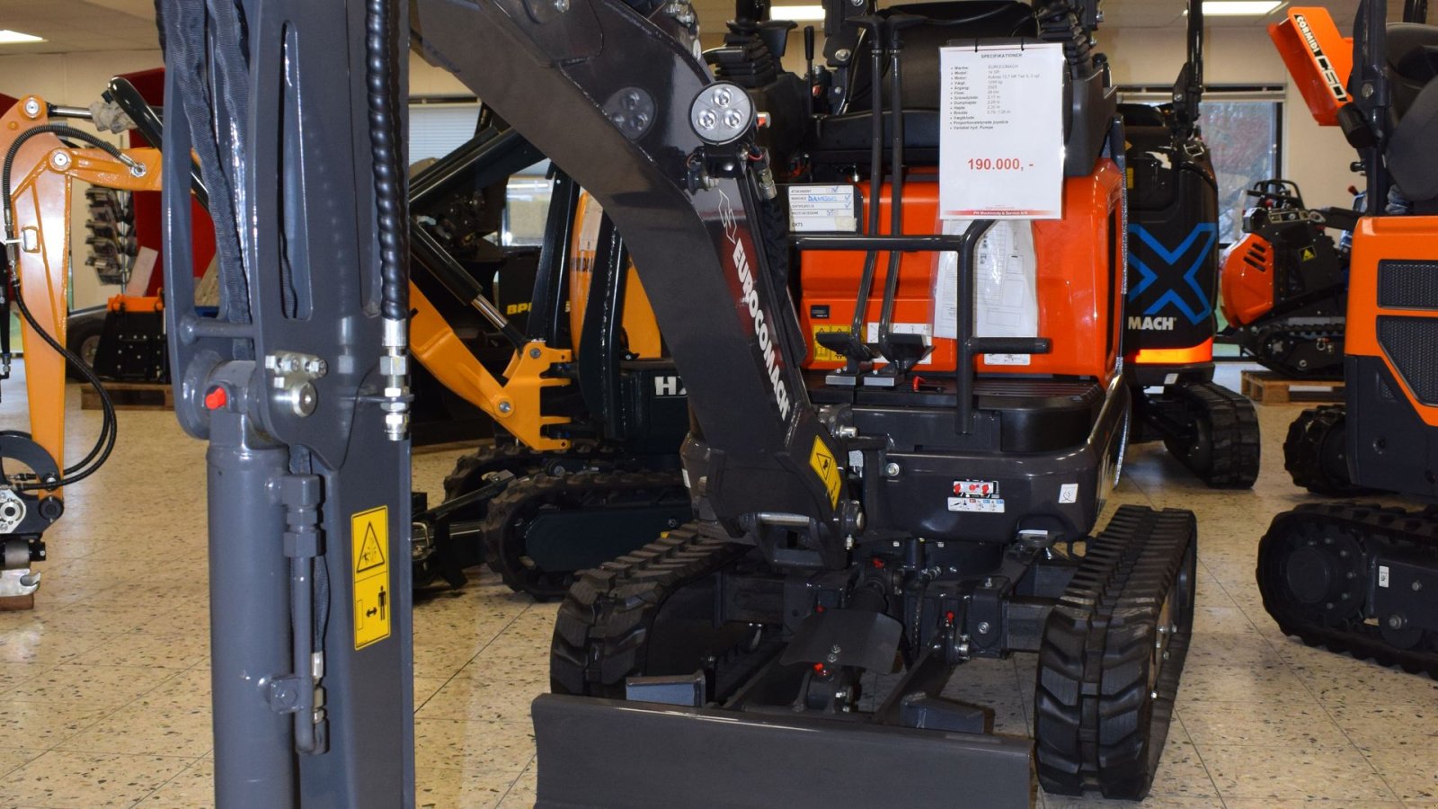 Bagger типа Eurocomach 14 SR 14SR, Gebrauchtmaschine в Fredensborg (Фотография 1)