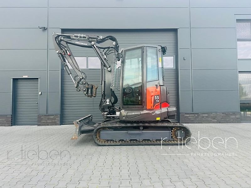 Bagger des Typs Eurocomach 55TR Bagger mit Rädlinger Powertilt - NUR 300 Stunden -, Gebrauchtmaschine in Haren (Bild 1)