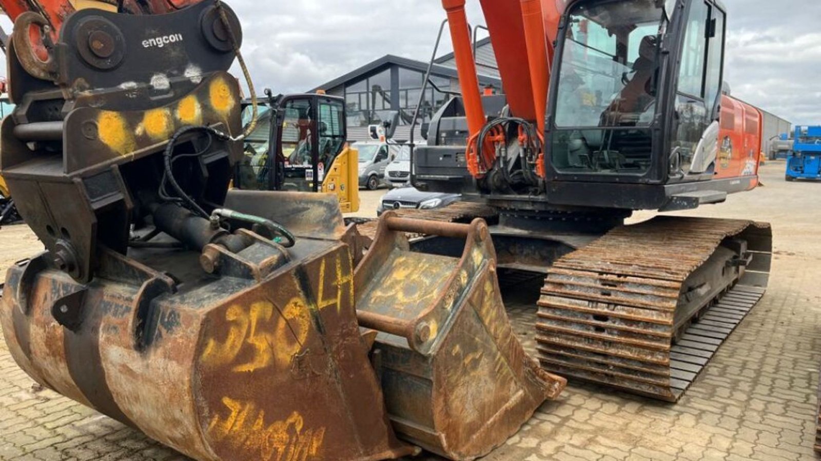 Bagger typu Hitachi Zaxis 350 LC, Gebrauchtmaschine v Rødovre (Obrázek 2)
