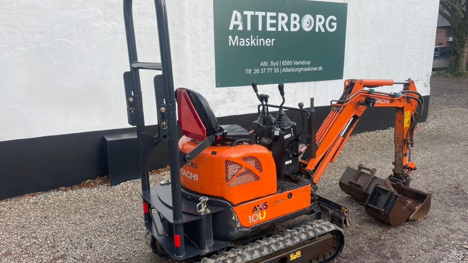 Bagger typu Hitachi ZX 10U-2 Minigraver, Gebrauchtmaschine v Nykøbing Mors (Obrázek 3)