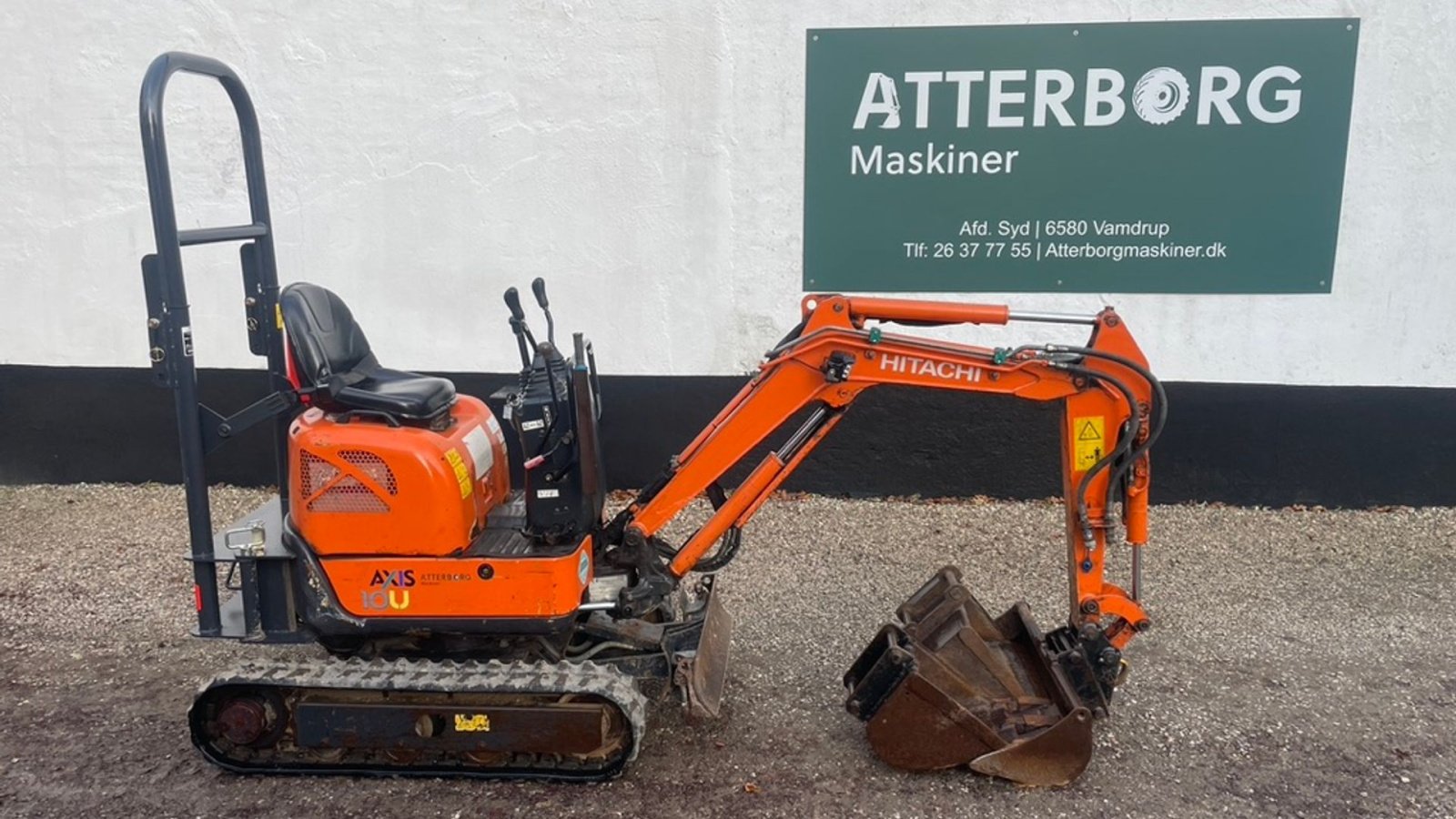 Bagger typu Hitachi ZX 10U-2 Minigraver, Gebrauchtmaschine v Nykøbing Mors (Obrázek 1)