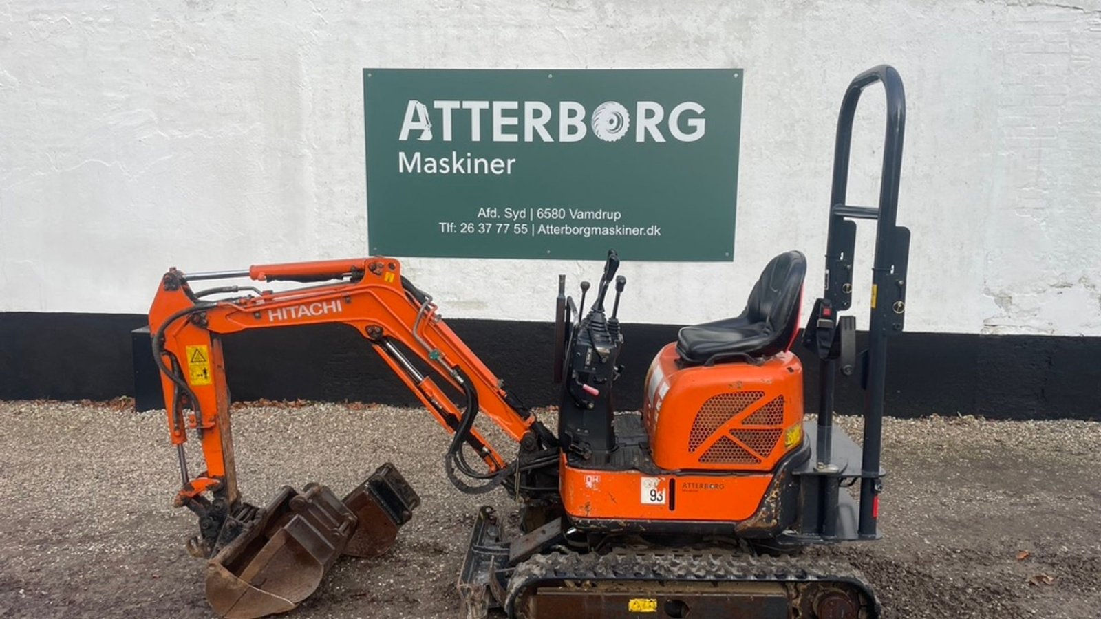 Bagger typu Hitachi ZX 10U-2 Minigraver, Gebrauchtmaschine v Nykøbing Mors (Obrázek 4)