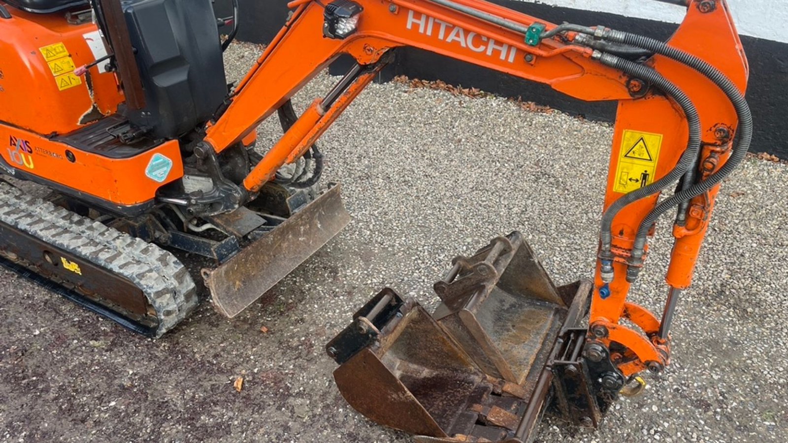 Bagger typu Hitachi ZX 10U-2 Minigraver, Gebrauchtmaschine v Nykøbing Mors (Obrázek 2)