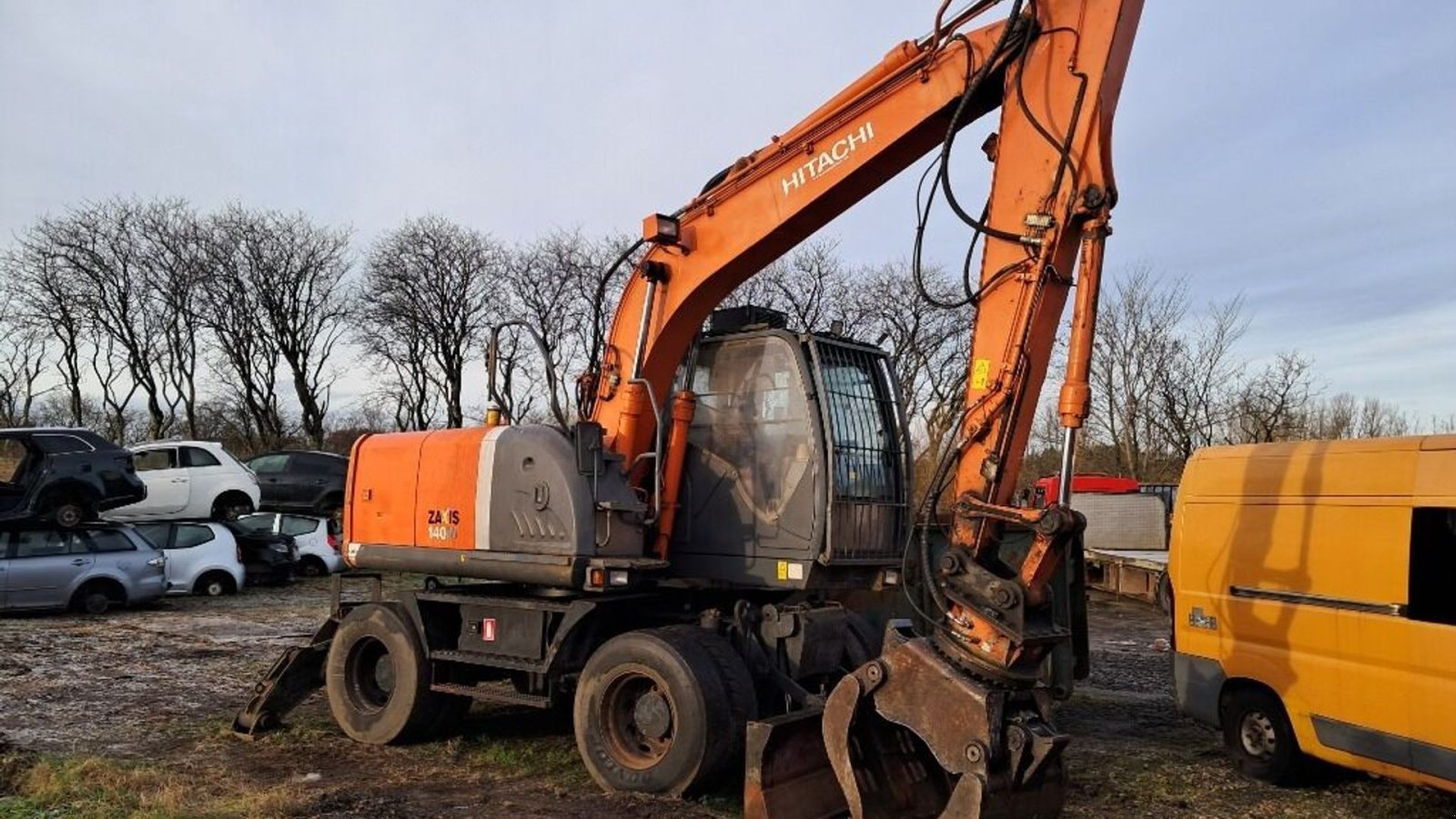 Bagger typu Hitachi ZX 140W-3, Gebrauchtmaschine v Rødovre (Obrázek 2)