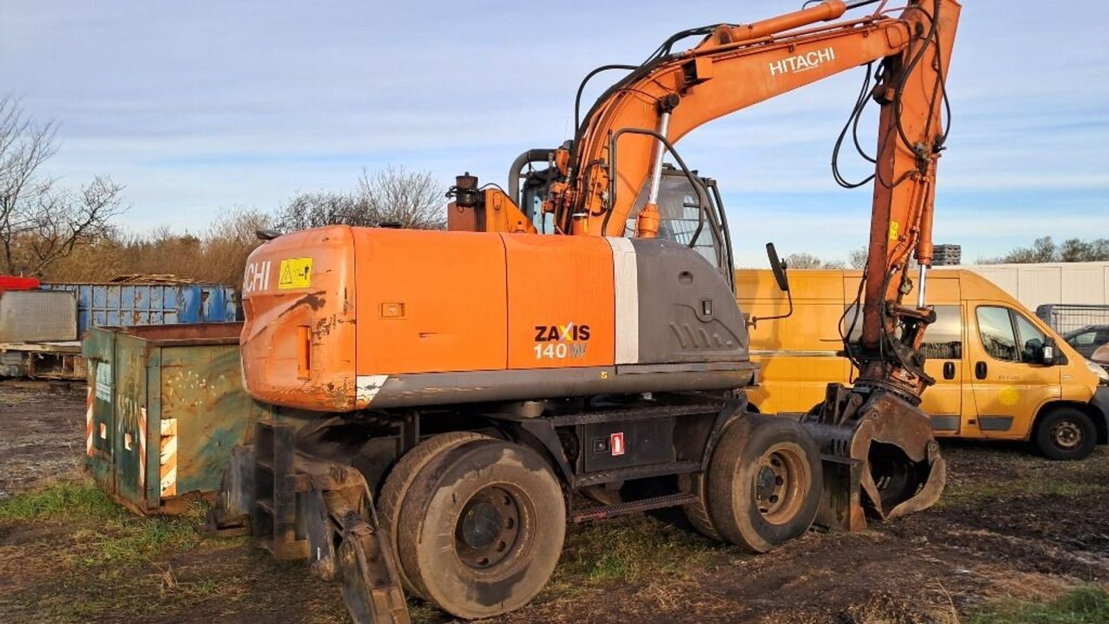 Bagger typu Hitachi ZX 140W-3, Gebrauchtmaschine v Rødovre (Obrázek 4)