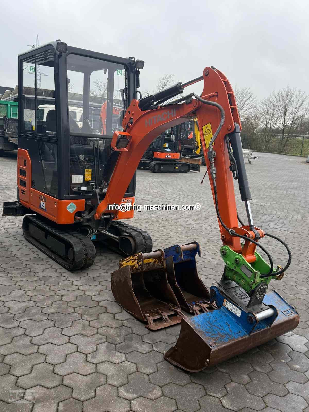 Bagger des Typs Hitachi ZX19-6 CR Kettenbagger Tilt Rotator, Gebrauchtmaschine in Gescher (Bild 5)