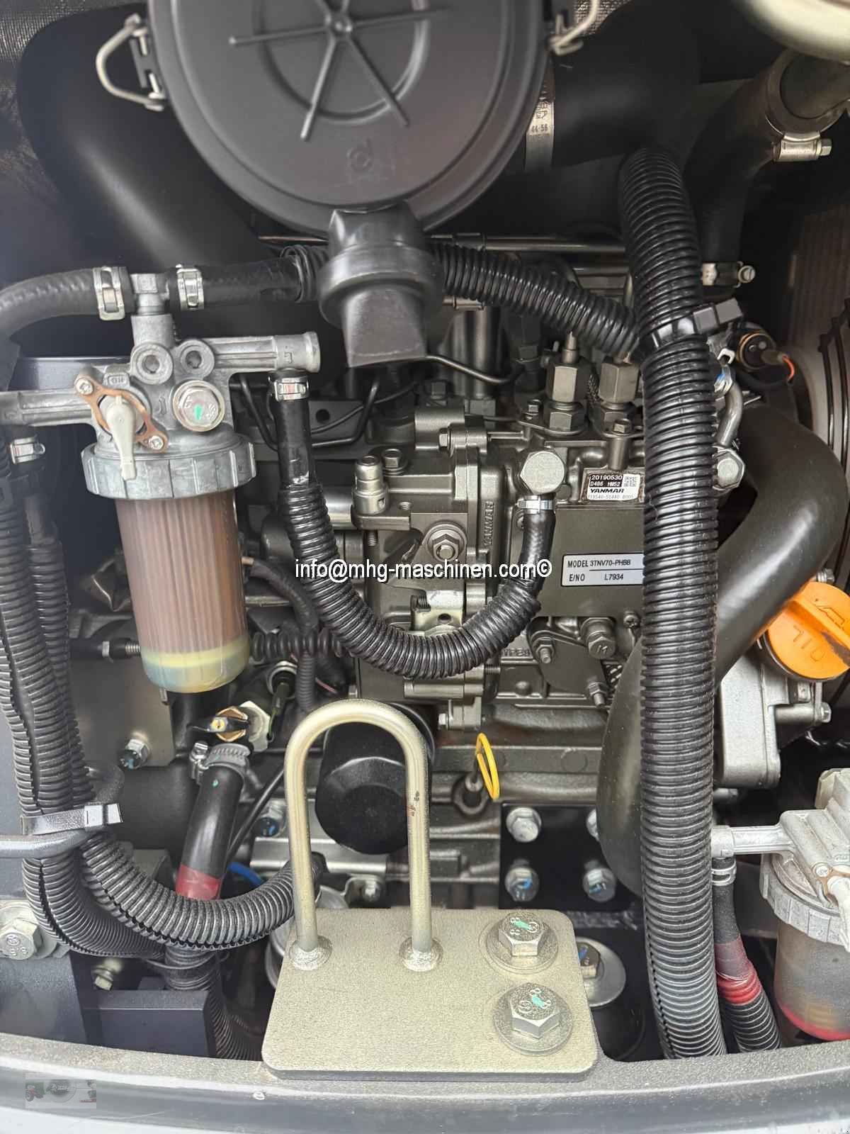 Bagger des Typs Hitachi ZX19-6 CR Kettenbagger Tilt Rotator, Gebrauchtmaschine in Gescher (Bild 8)