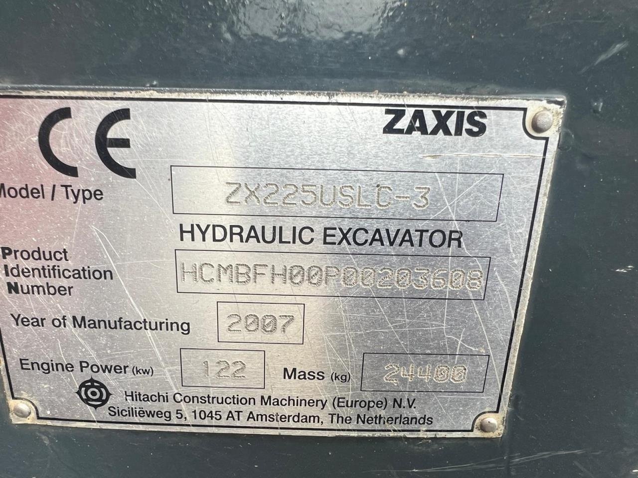 Bagger typu Hitachi ZX225USLC-3, Gebrauchtmaschine v Middelfart (Obrázek 5)