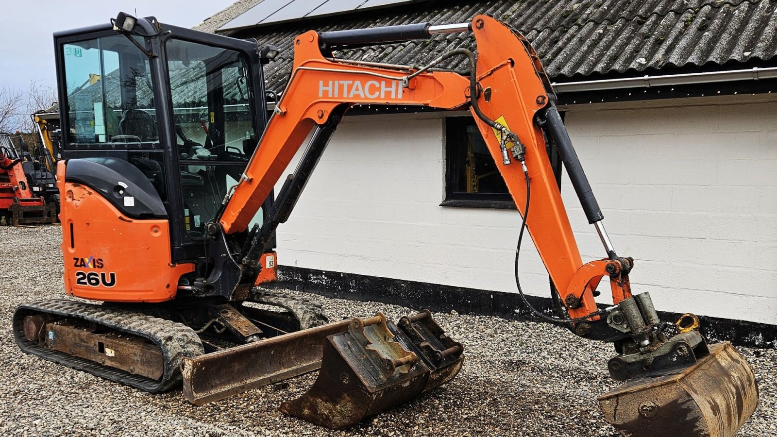 Bagger Türe ait Hitachi ZX26U-5A CR / tiltman skifte og skovlsæt / 4600 timer, Gebrauchtmaschine içinde Arden (resim 2)