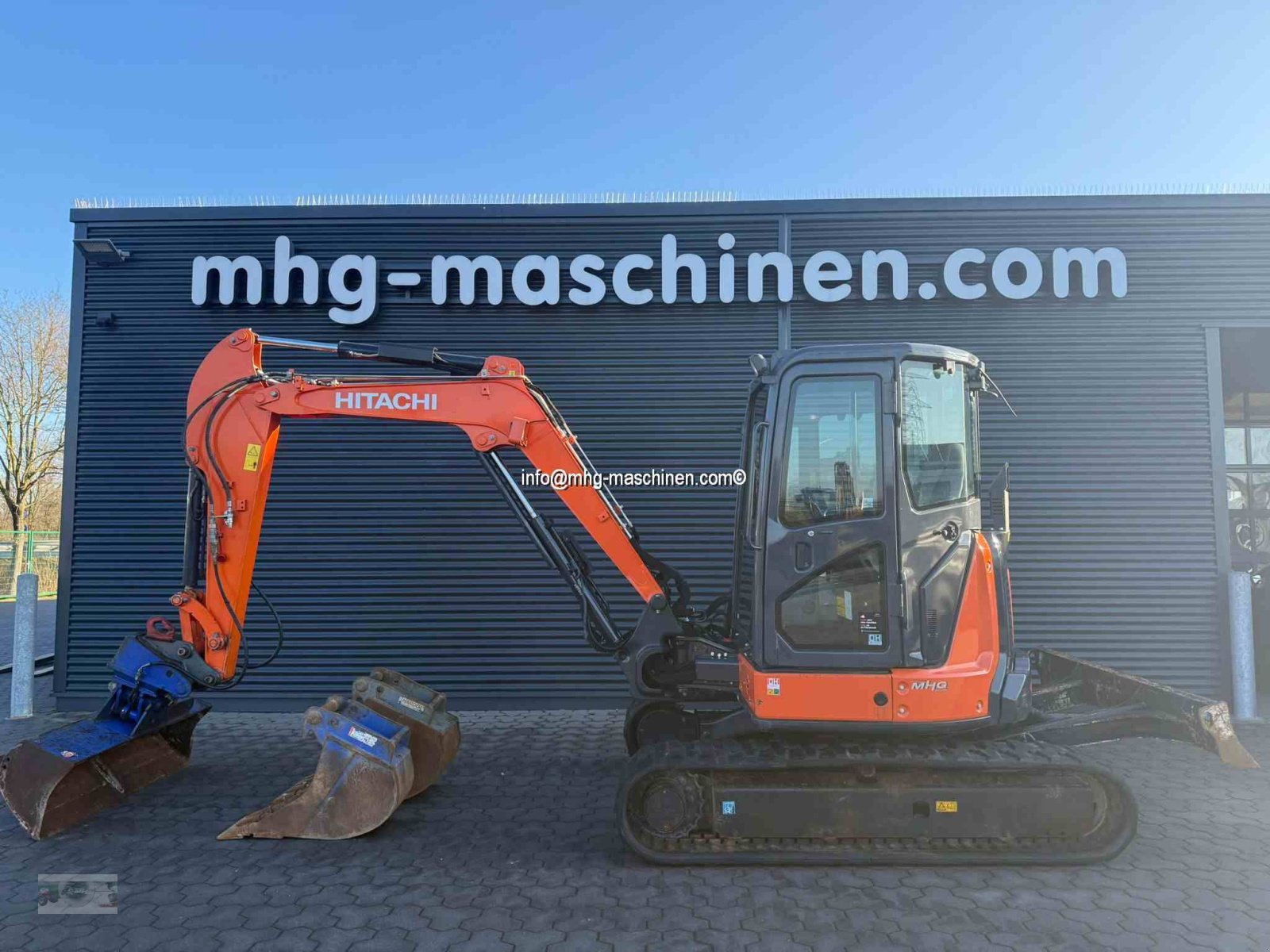 Bagger des Typs Hitachi ZX48U-5 Klima Kettenbagger 1.Hd. nur 1845 h, Gebrauchtmaschine in Gescher (Bild 1)