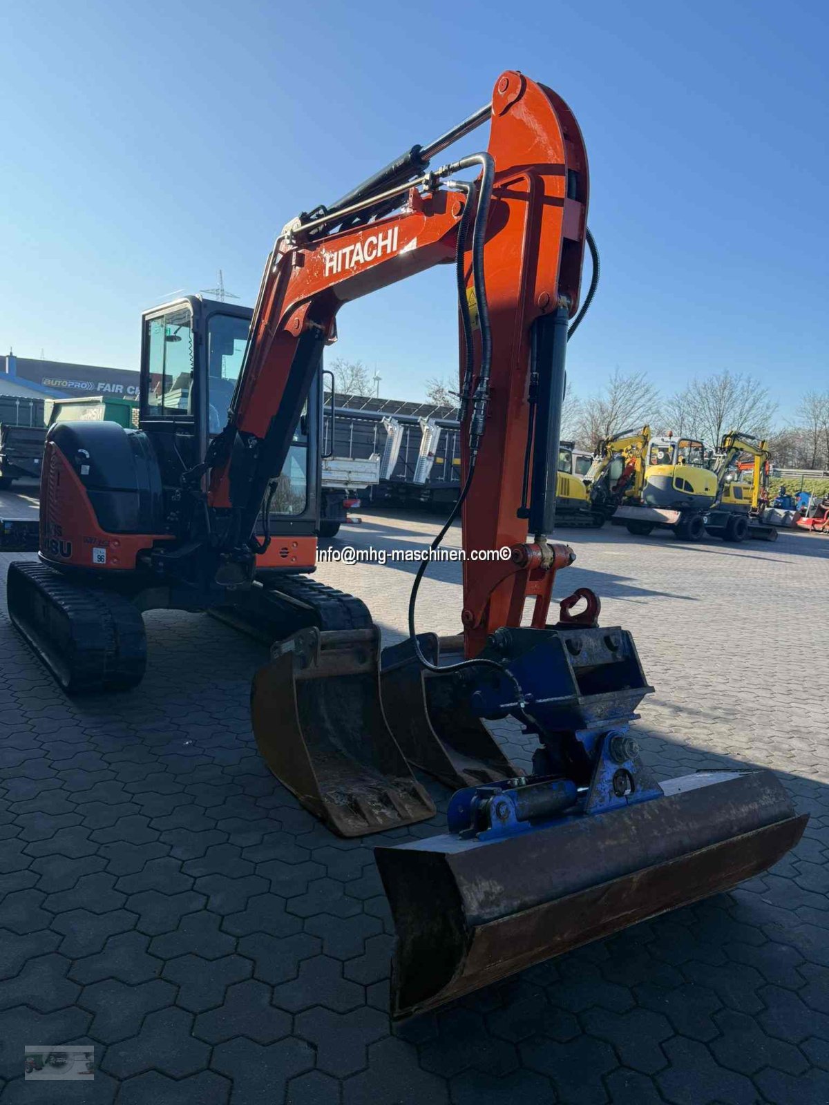Bagger des Typs Hitachi ZX48U-5 Klima Kettenbagger 1.Hd. nur 1845 h, Gebrauchtmaschine in Gescher (Bild 5)