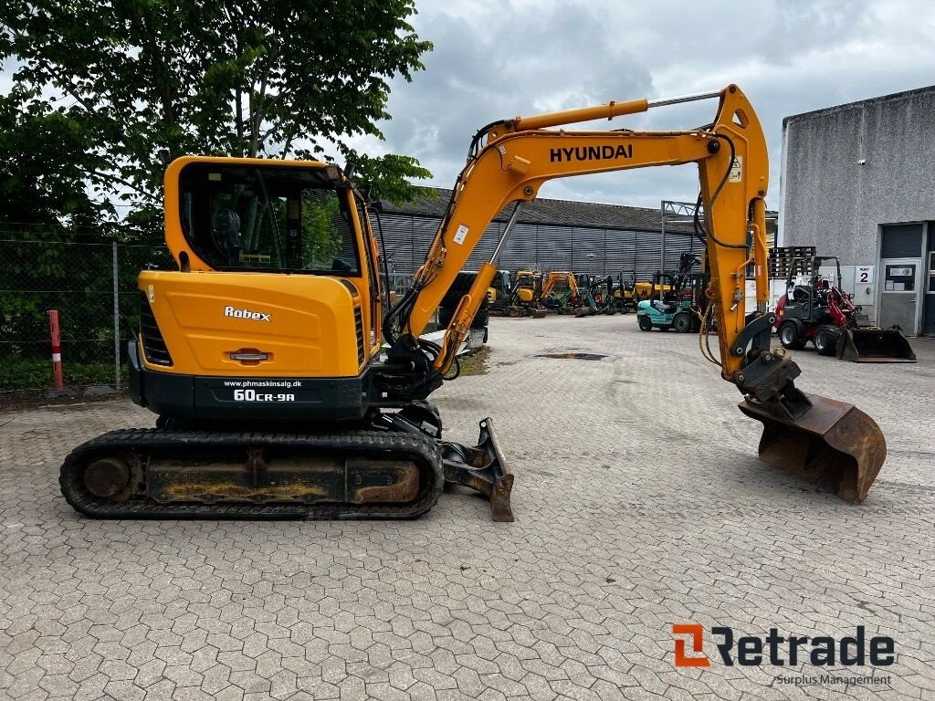 Bagger des Typs Hyundai 60CR-9A, Gebrauchtmaschine in Rødovre (Bild 4)