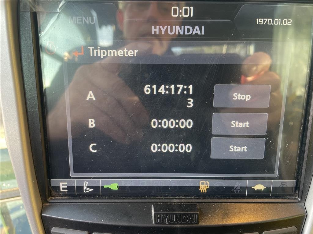 Bagger des Typs Hyundai HX145A LCR  komplet med sav og klipper, Gebrauchtmaschine in Hobro (Bild 12)