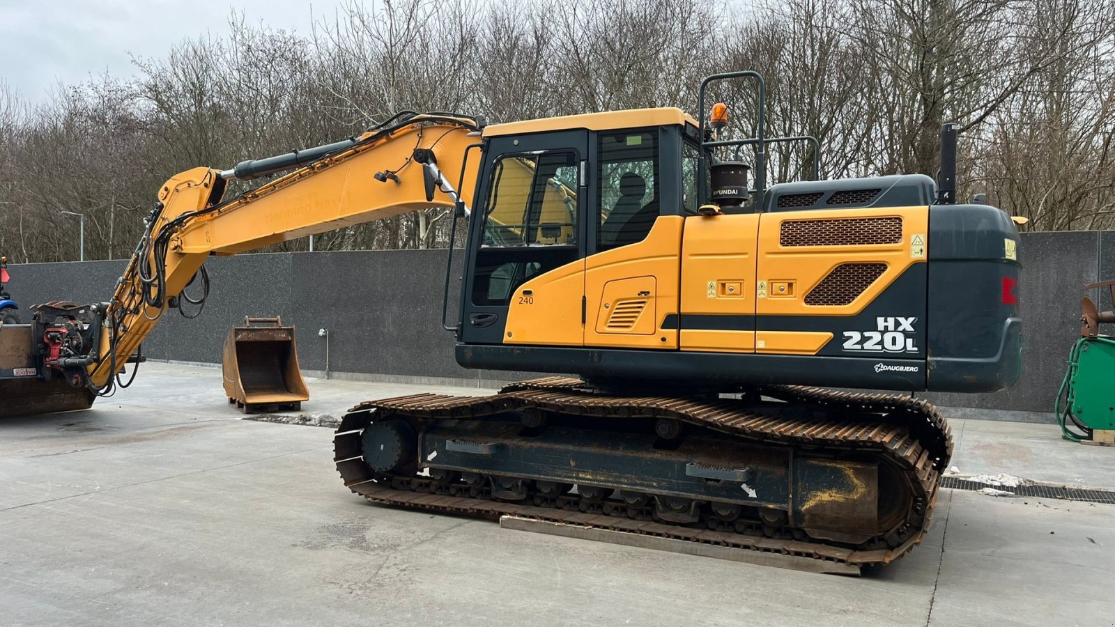 Bagger del tipo Hyundai HX220L  Velholdt maskine, med Rotortilt, S70 skifte og gribeklo samt ICS maskine styresystem., Gebrauchtmaschine en Lintrup (Imagen 11)