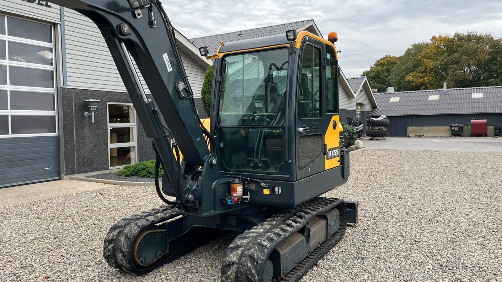 Bagger za tip Hyundai HX55 Med Hydrema skifte og centralsmørring og grab-klo på. Udlejes, også med forkøbsret., Gebrauchtmaschine u Lintrup (Slika 13)