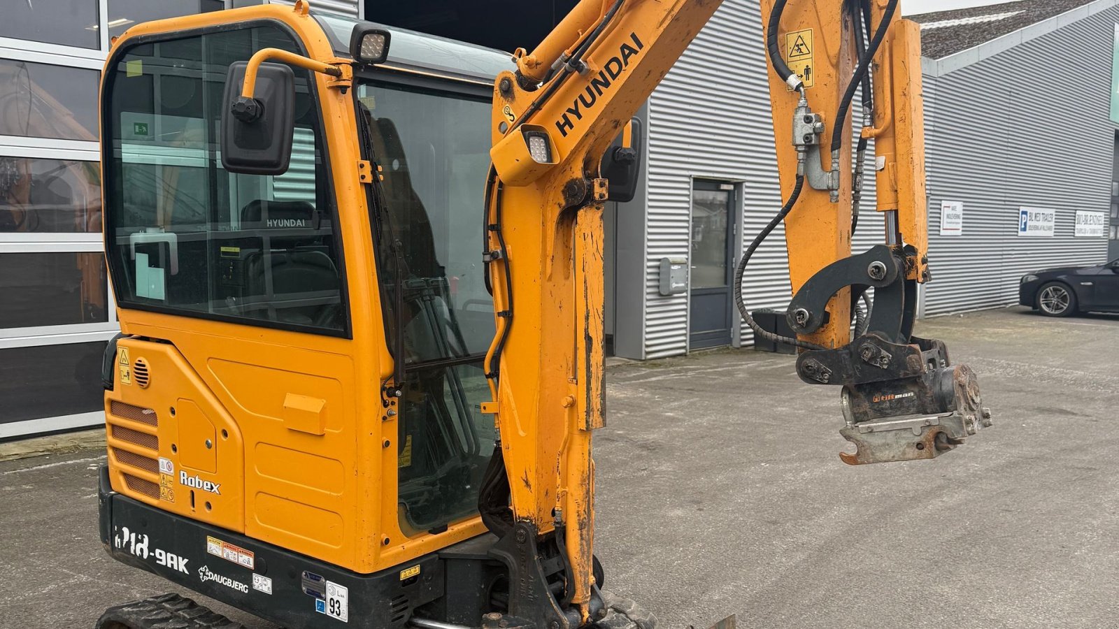 Bagger des Typs Hyundai R18-9AK R18-9AK, Gebrauchtmaschine in Viborg (Bild 6)