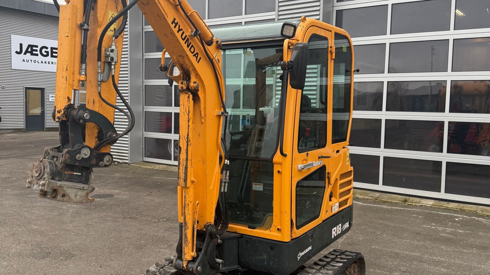 Bagger des Typs Hyundai R18-9AK R18-9AK, Gebrauchtmaschine in Viborg (Bild 1)