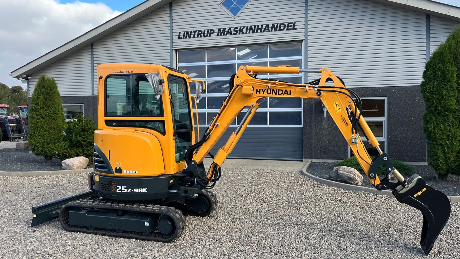 Bagger typu Hyundai R25Z-9AK Robex med Tilt-Mann tilt skifte samt Engcon skovl. Udlejes, også med forkøbsret., Gebrauchtmaschine v Lintrup (Obrázek 15)
