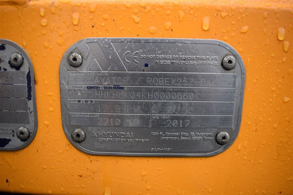 Bagger of the type Hyundai R25Z-9AK TILTMAN S40, LAVT TIMETAL, Gebrauchtmaschine in Fredensborg (Picture 19)