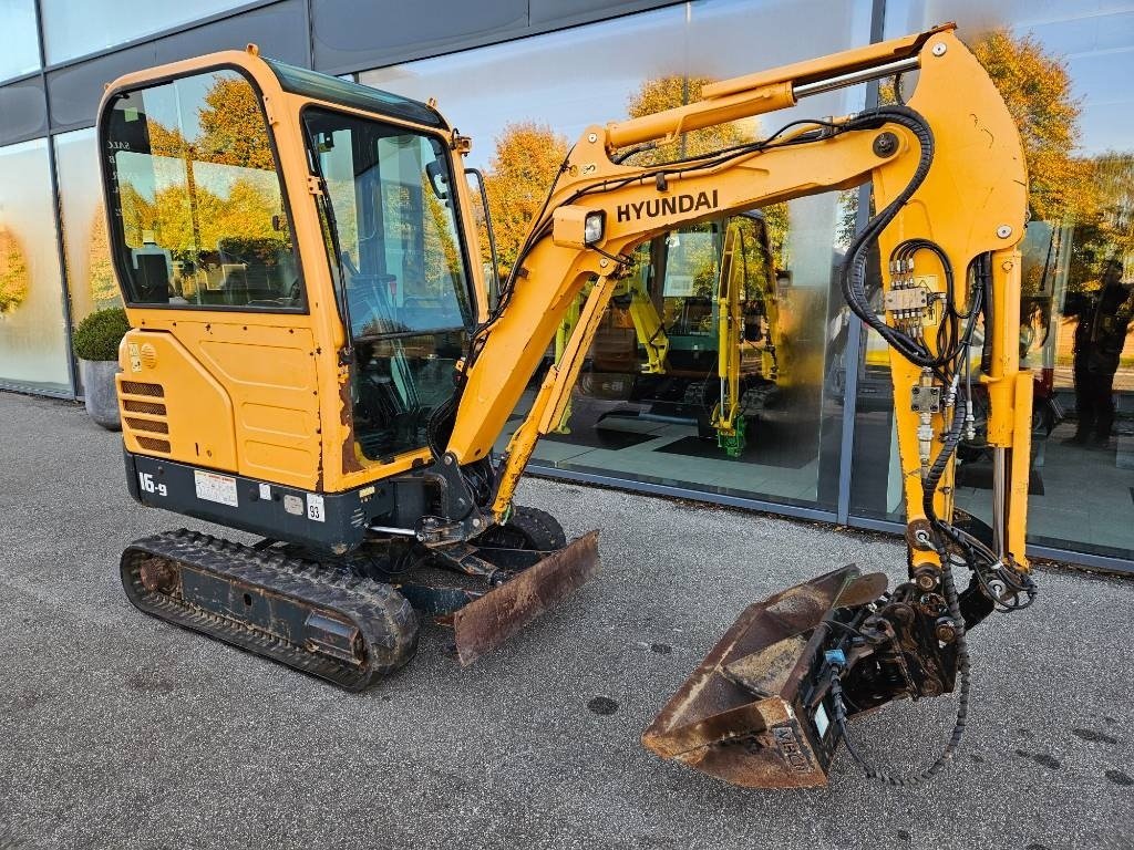 Bagger typu Hyundai Robex 16-9, Gebrauchtmaschine v Fårevejle (Obrázek 1)