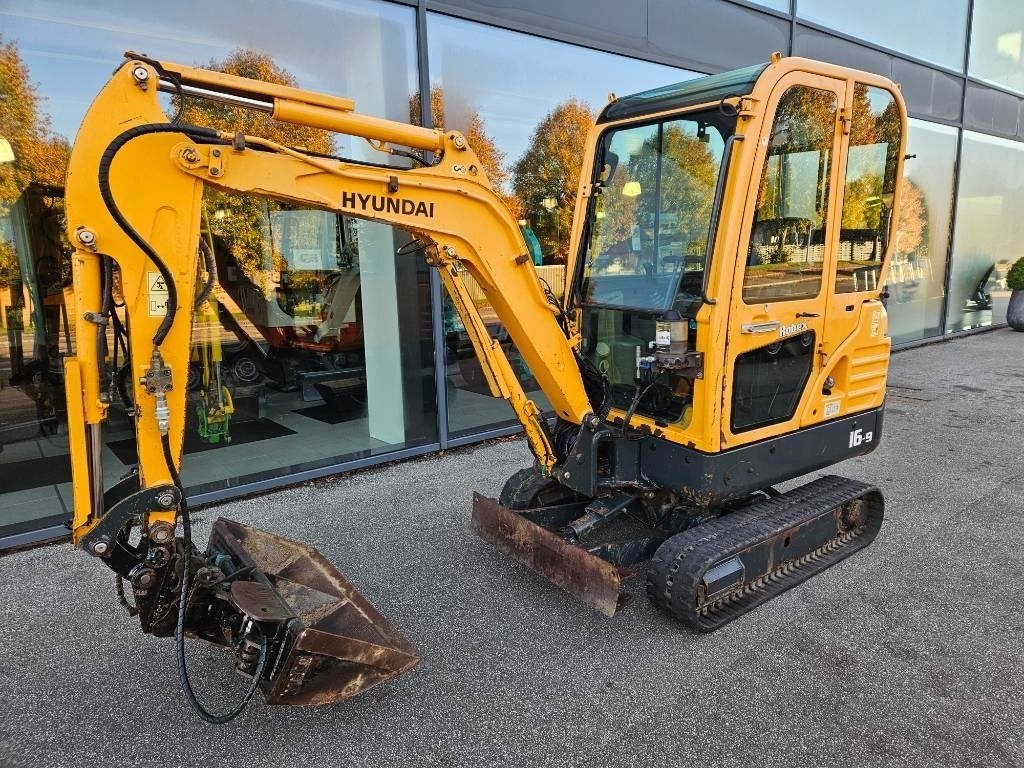 Bagger typu Hyundai Robex 16-9, Gebrauchtmaschine v Fårevejle (Obrázek 4)