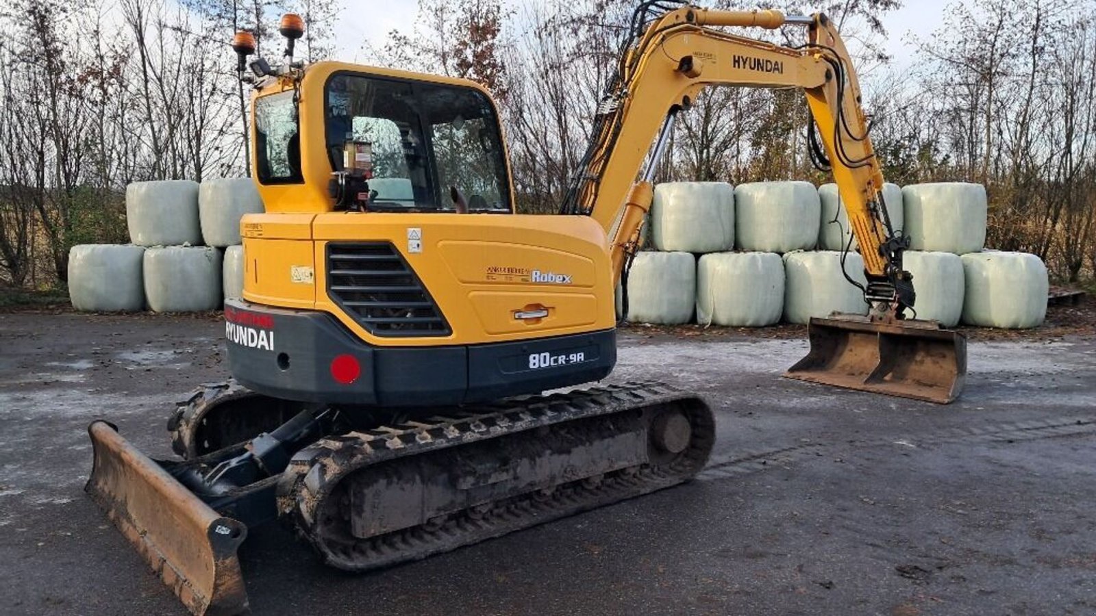 Bagger des Typs Hyundai Robex 80 Cr 9A, Gebrauchtmaschine in Rødovre (Bild 3)