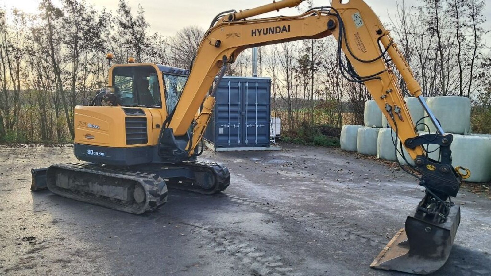 Bagger des Typs Hyundai Robex 80 Cr 9A, Gebrauchtmaschine in Rødovre (Bild 4)