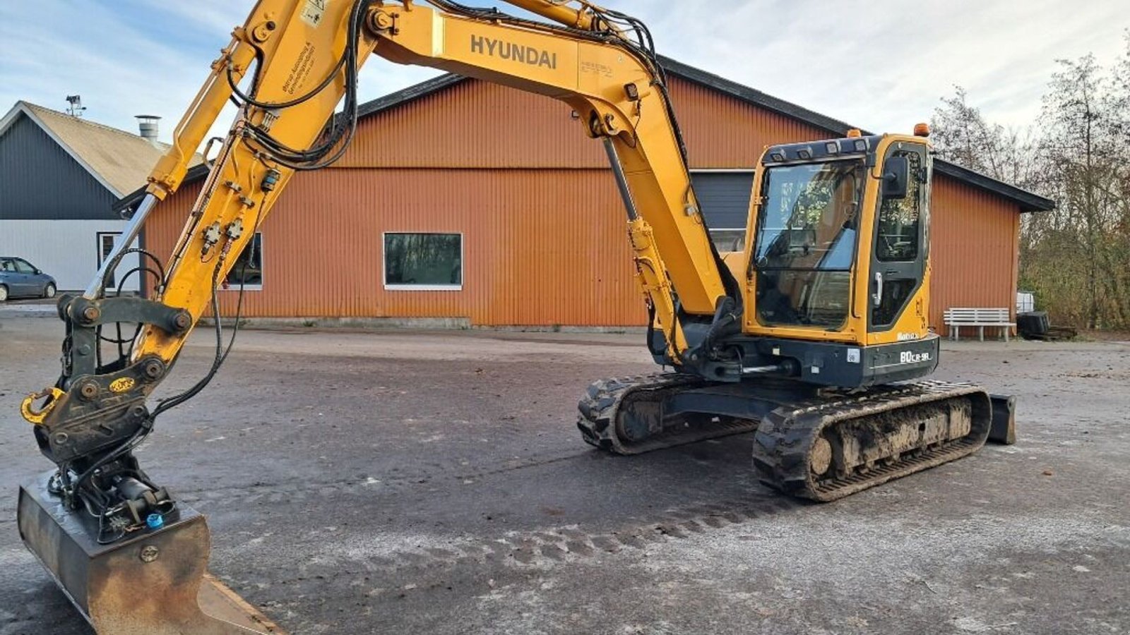 Bagger des Typs Hyundai Robex 80 Cr 9A, Gebrauchtmaschine in Rødovre (Bild 1)