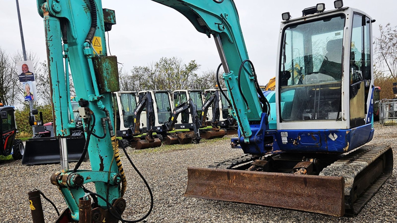 Bagger a típus IHI 65NX / rotortilt / 4600 timer / årgang 2006, Gebrauchtmaschine ekkor: Arden (Kép 4)