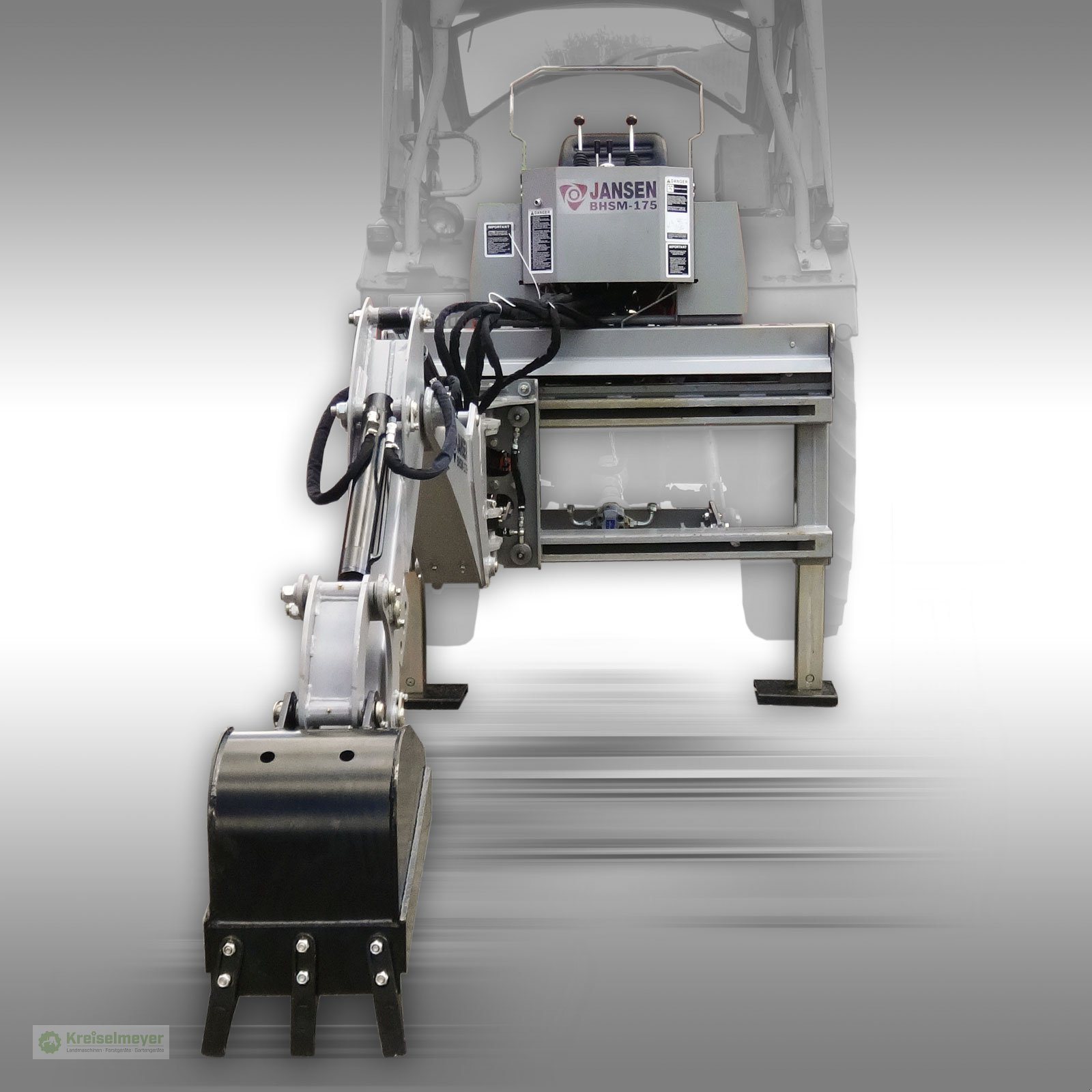 Bagger typu Jansen BHSM-175 + 300 Grabschaufel***NEU*** Heckbagger, Anbaubagger,, Neumaschine v Feuchtwangen (Obrázek 11)