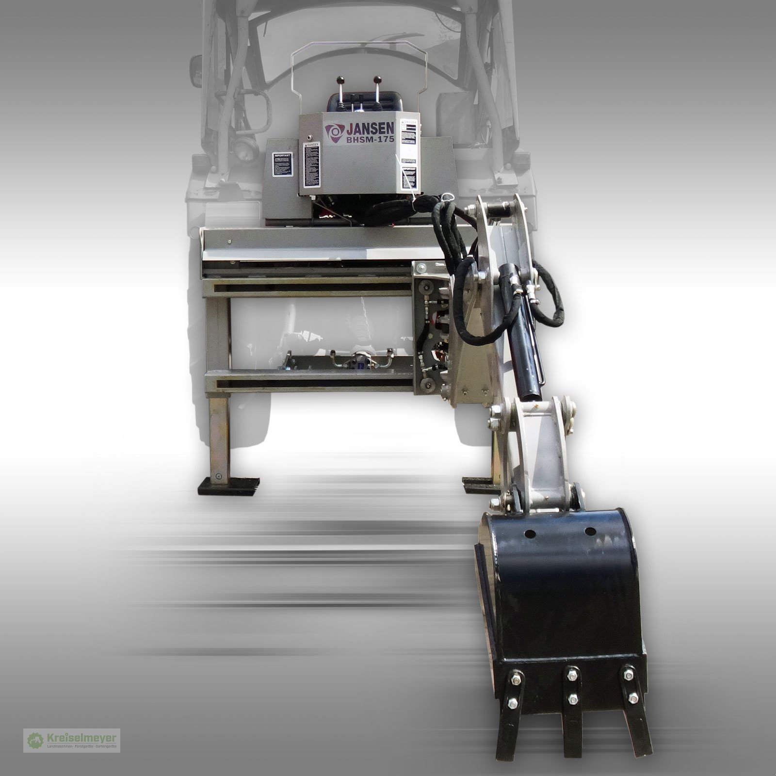 Bagger typu Jansen BHSM-175 + 300 Grabschaufel***NEU*** Heckbagger, Anbaubagger,, Neumaschine v Feuchtwangen (Obrázek 12)