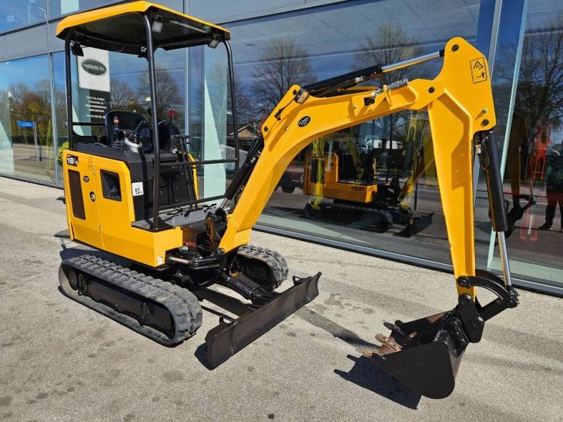 Bagger Türe ait JCB 16 C-1 T3, Gebrauchtmaschine içinde Fårevejle