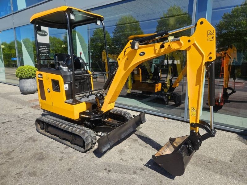 Bagger za tip JCB 16 C, Gebrauchtmaschine u Fårevejle