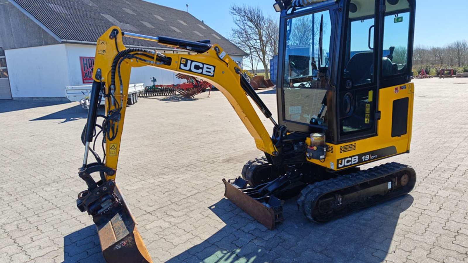 Bagger Türe ait JCB 19C-1, Gebrauchtmaschine içinde Vrå (resim 7)