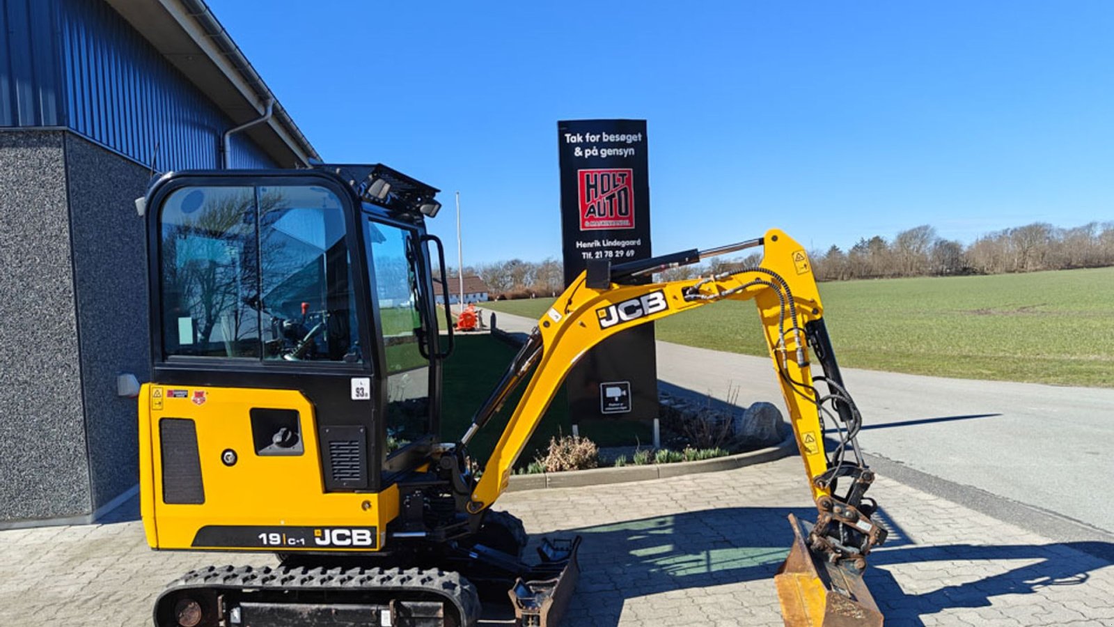Bagger Türe ait JCB 19C-1, Gebrauchtmaschine içinde Vrå (resim 2)