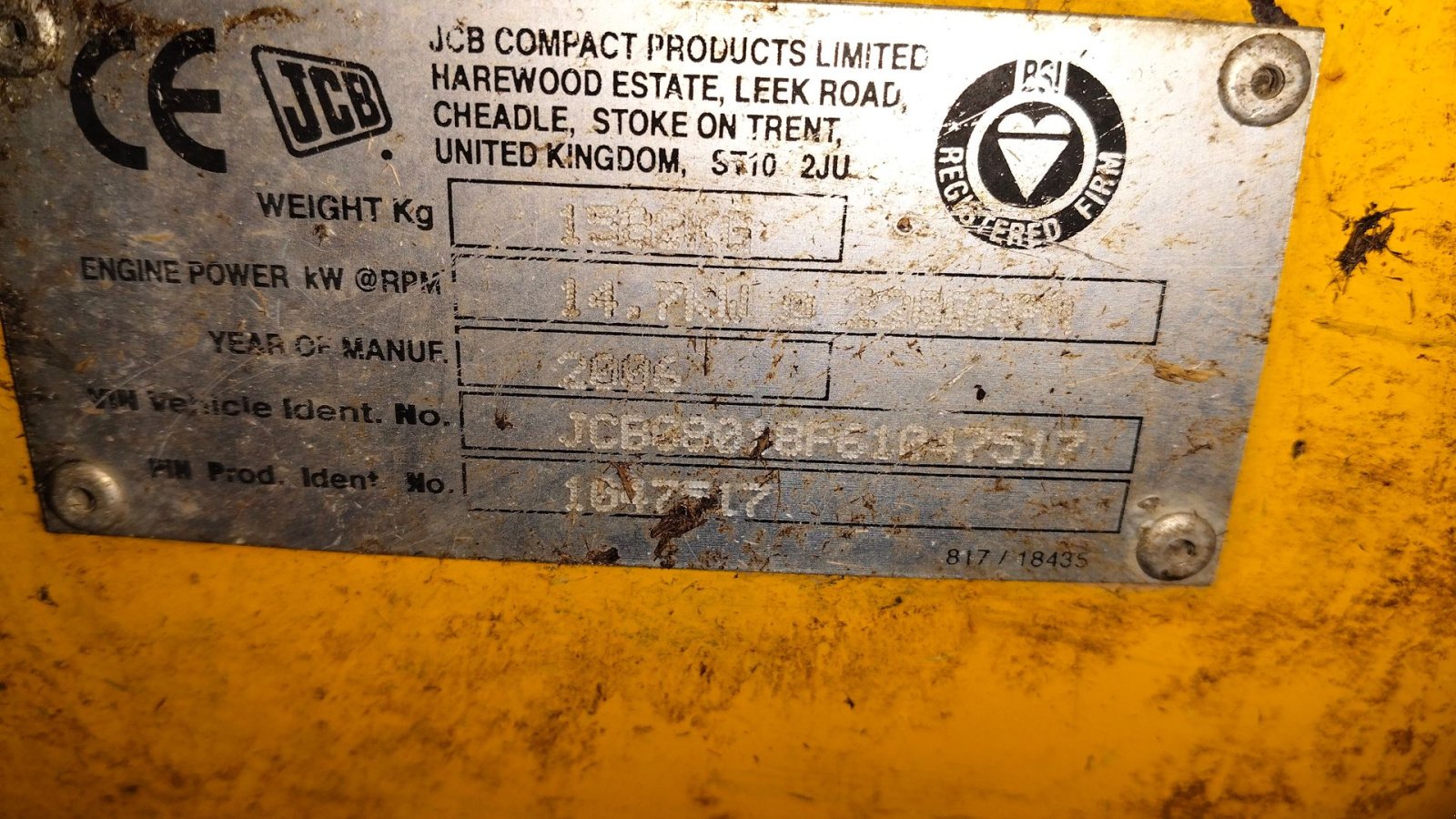 Bagger typu JCB 8018 med nyere bælter, Gebrauchtmaschine v Egtved (Obrázek 10)