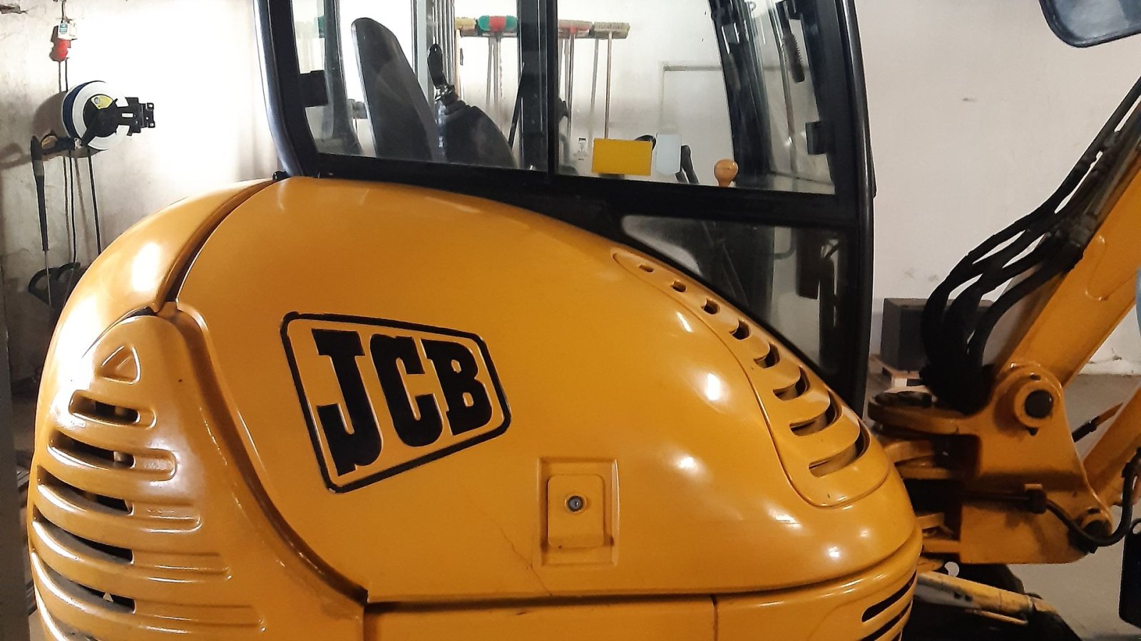 Bagger Türe ait JCB 8052 Rigtig fin gårdmaskine, Gebrauchtmaschine içinde Bylderup-Bov (resim 2)