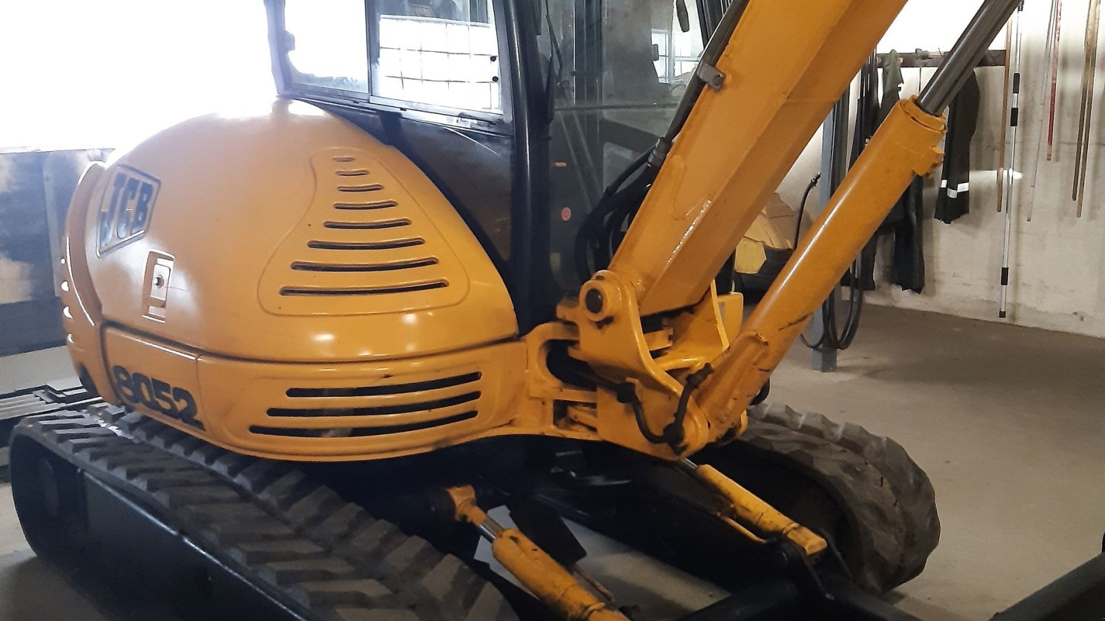 Bagger Türe ait JCB 8052 Rigtig fin gårdmaskine, Gebrauchtmaschine içinde Bylderup-Bov (resim 1)