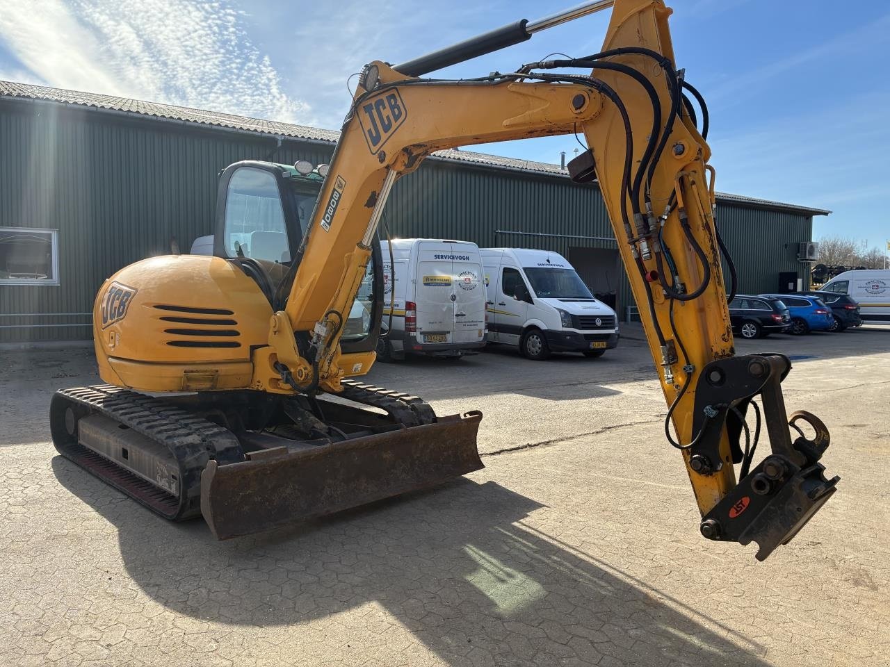 Bagger типа JCB 8080, Gebrauchtmaschine в Middelfart (Фотография 3)